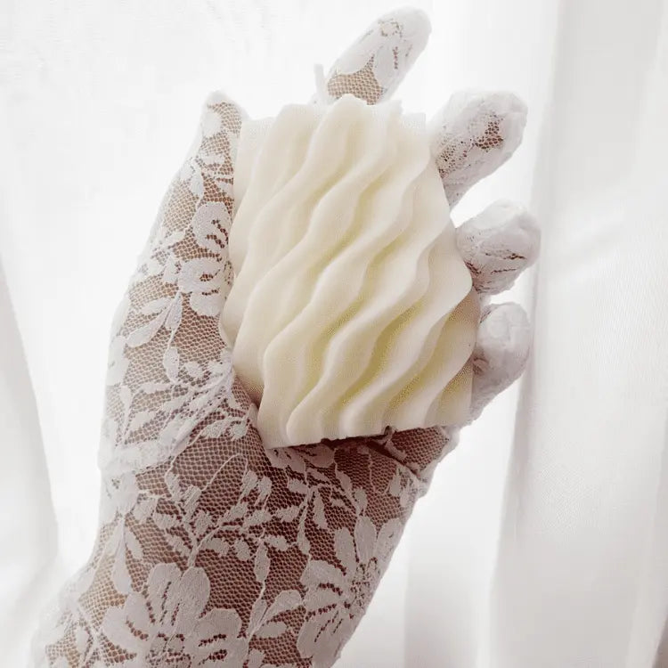 Bougie blanche Harmonie selmaya.bougies