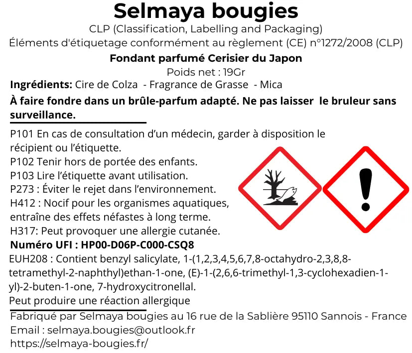 Cerisier du Japon 19 gr - Fondant parfumé vendor-unknown