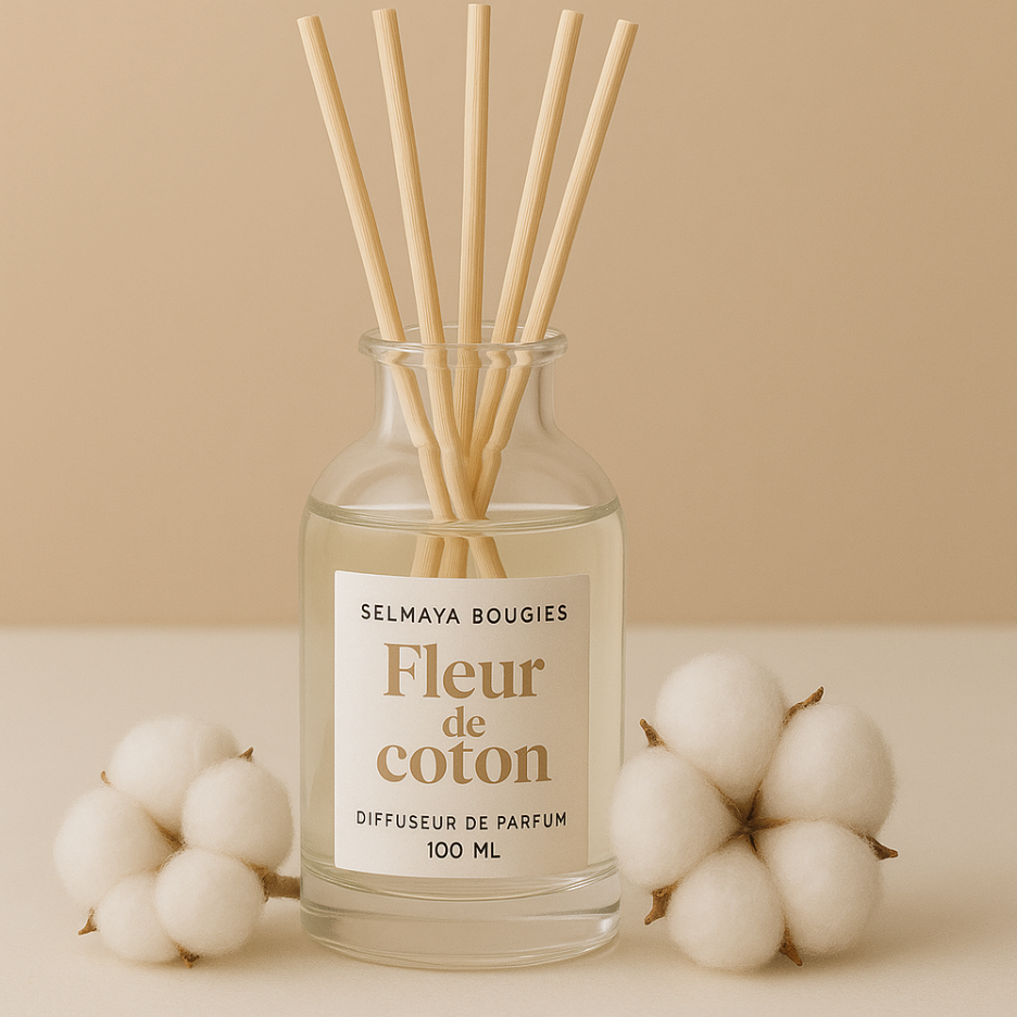 Diffuseur de parfum senteur fleur de coton 100ml