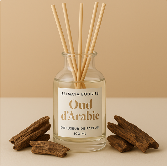 Diffuseur de parfum avec bâtonnets - Oud d'Arabie