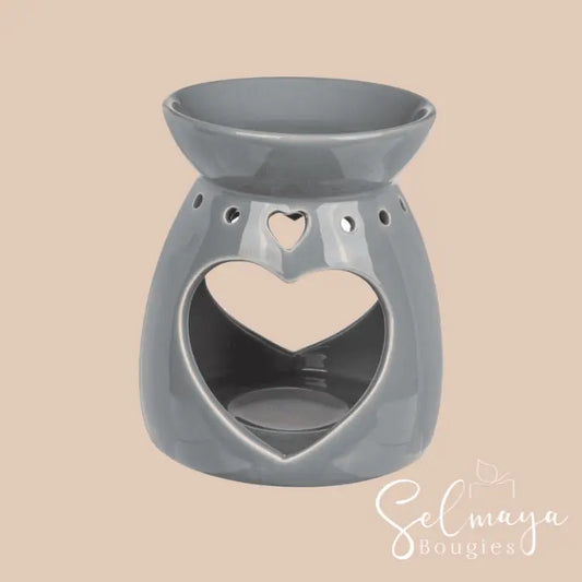 Dolunay gris - Bruleur gris pour fondant parfumé - selmaya bougies vendor-unknown