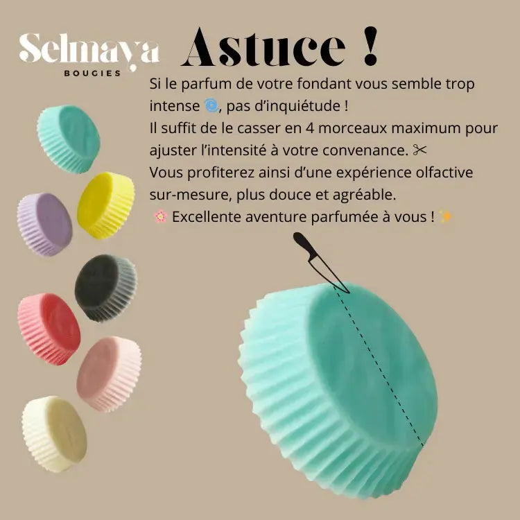 Fondant parfumé linge propre - Selmaya bougies vendor-unknown