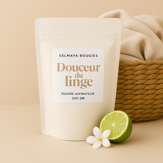 Douceur du linge - Poudre parfumée pour aspirateur made in France