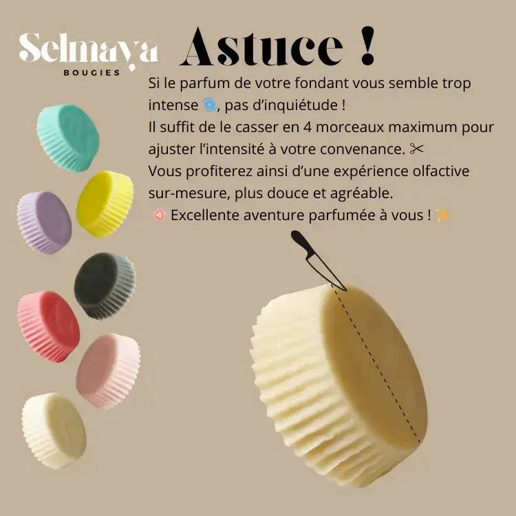 Dubaï j'arrive 19gr - Fondant bougie parfumé naturel - pièce - selmaya bougies vendor-unknown