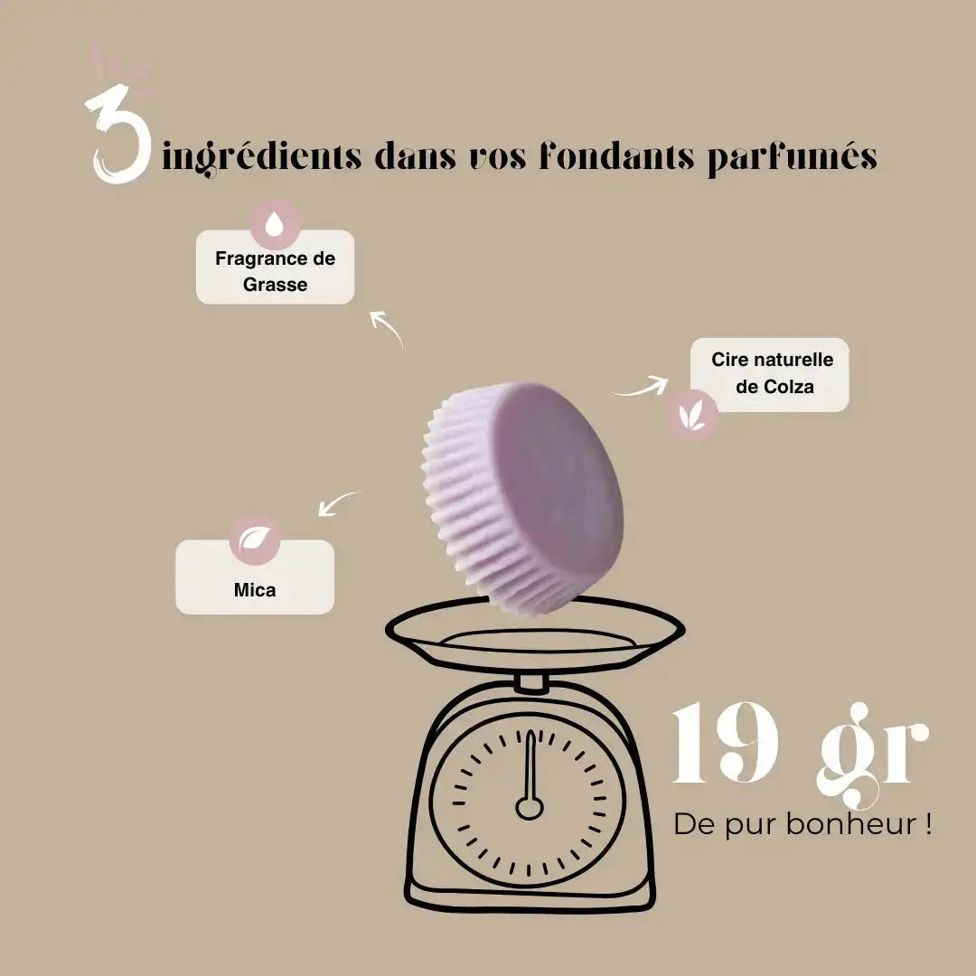 Fondant parfumé bougie senteur Adoucissant : L'essence d'un foyer chaleureux et frais Selmaya bougies