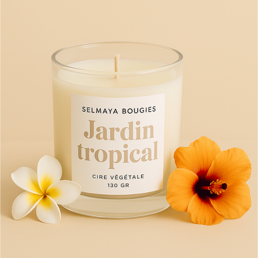 Jardin tropical - Bougie parfumée