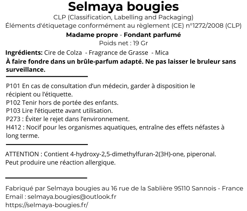 Madame propre - Fondant parfumé vendor-unknown