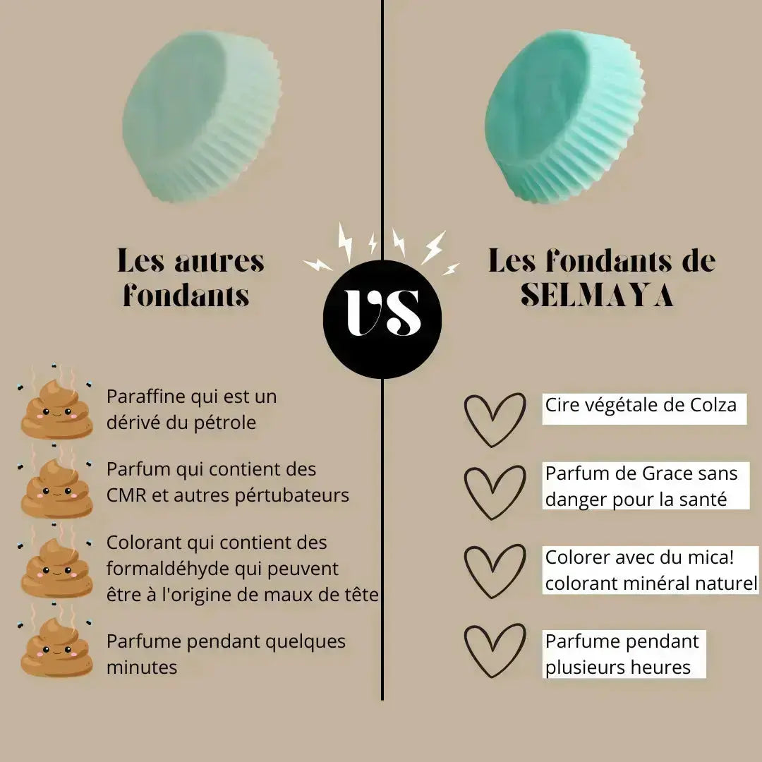 Fondant parfumé linge propre - Selmaya bougies vendor-unknown