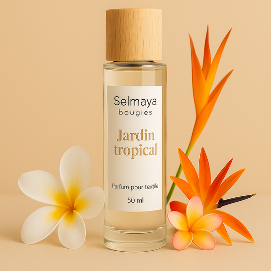 Jardin tropical - Spray parfumé naturel pour le linge fait en France