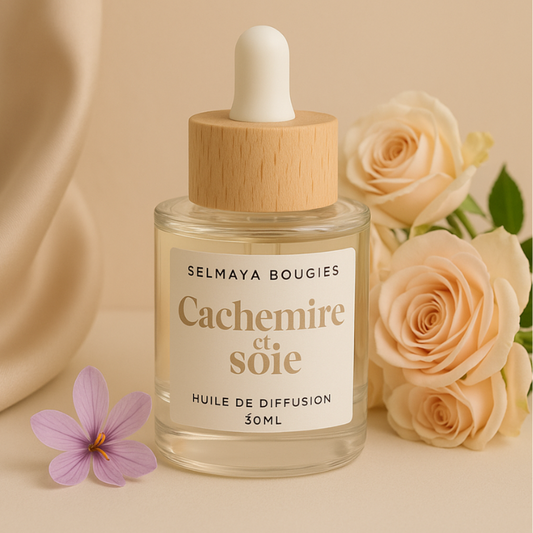 Huile de diffusion - Cachemire et soie - Une senteur chic et envoutante