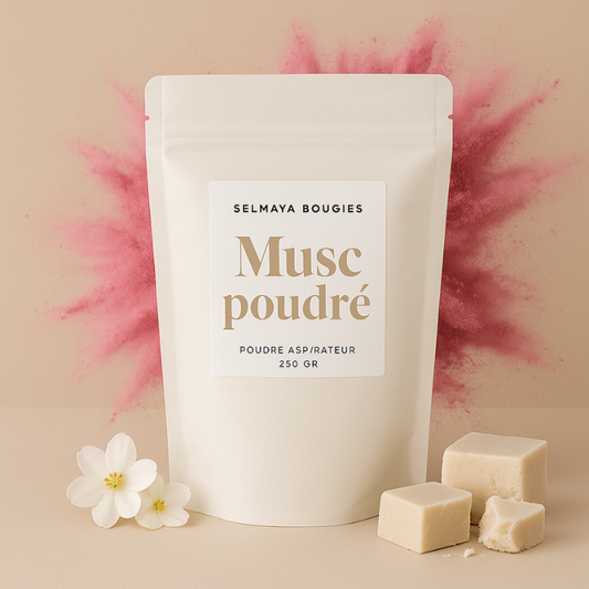 Musc poudré - Poudre parfumé pour aspirateur