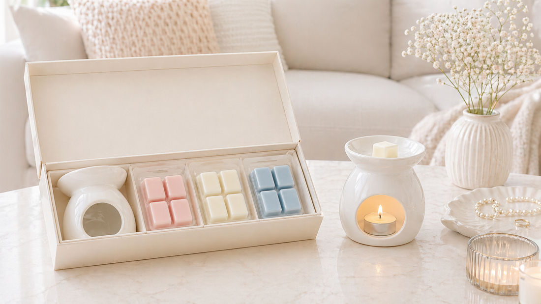 Coffret fondants parfumés Selmaya Bougies - idée cadeau original pour une femme qui aime sa maison