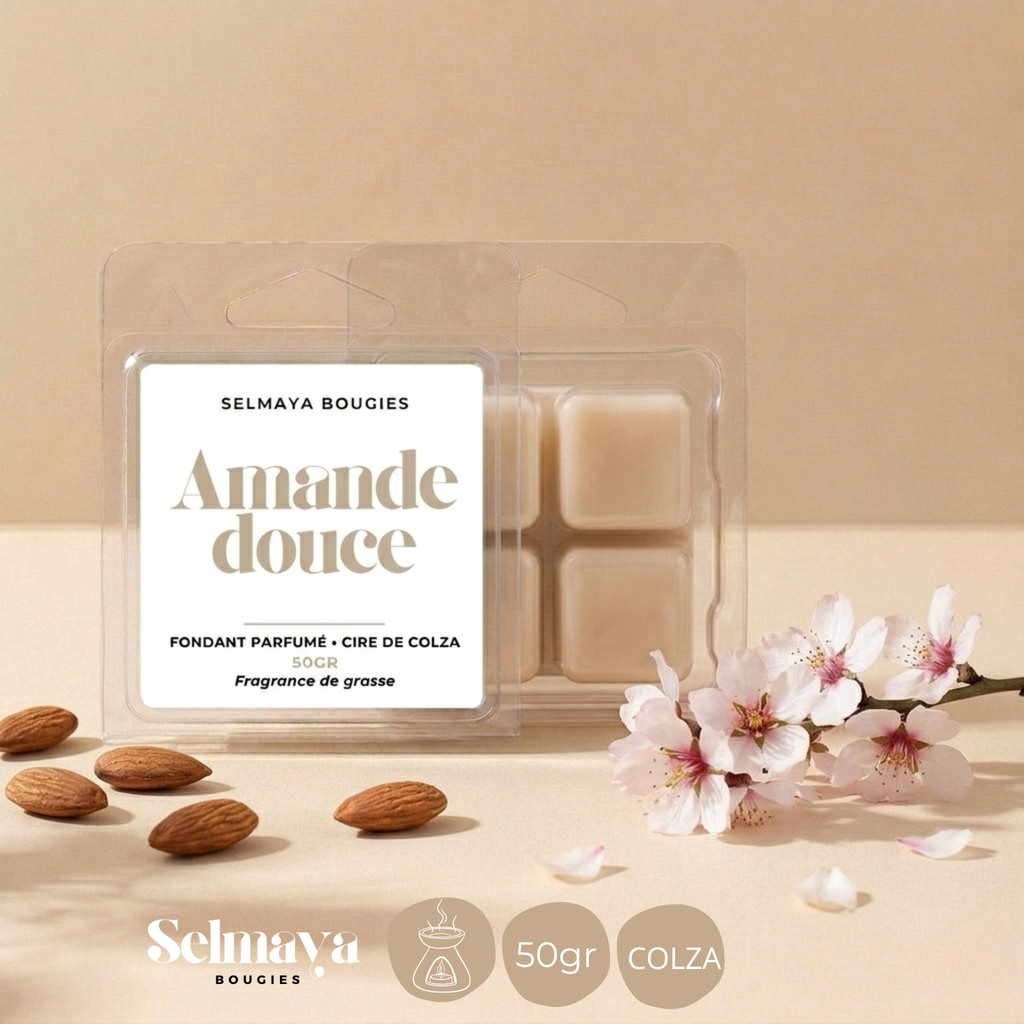 Amande douce  - Fondant parfumé à base de cire de Colza