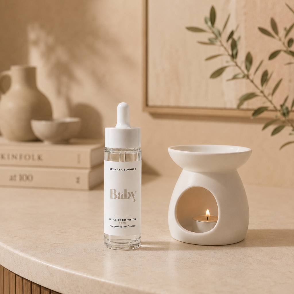 Baby - Huile de diffusion - Parfum d'ambiance doux et apaisant