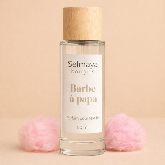 Barbe à papa - Spray parfumé textile à la senteur sucrée