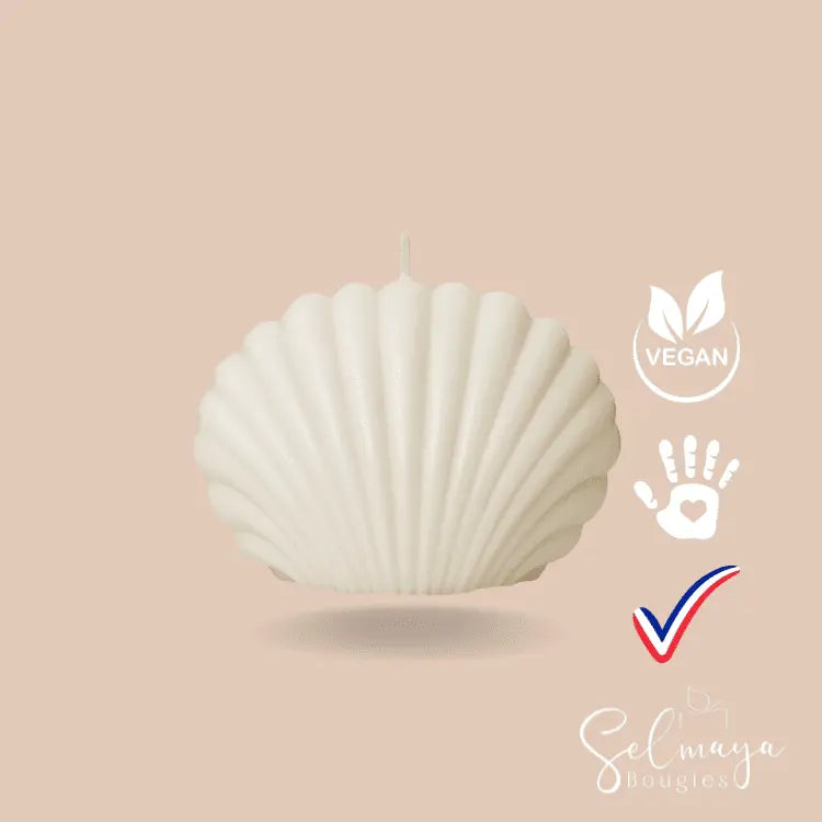 Bougie Décorative en Forme de Coquillage selmaya.bougies