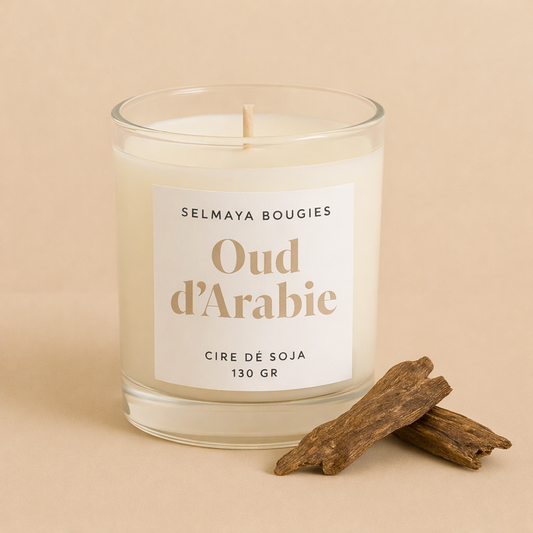 Bougie parfumée  - Oud d'Arabie