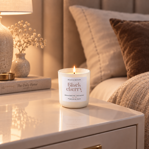 Bougie parfumée Black cherry 130 gr