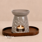 Brule parfum Majesty taupe - Bruleur fondant parfumé