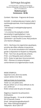 Madame propre - Spray parfumé pour le linge qui sent la lessive - 50 ml