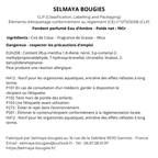 Eau d'Ambre 50gr - Fondant parfumé qui diffuse une odeur d'Ambre