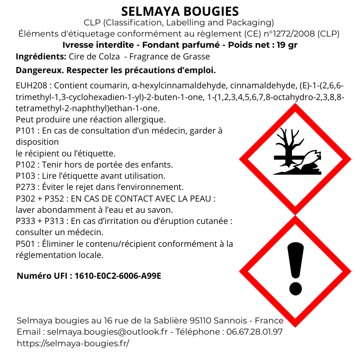 Fondant parfumé Ivresse interdite - Senteur orientale fruitée & épicée