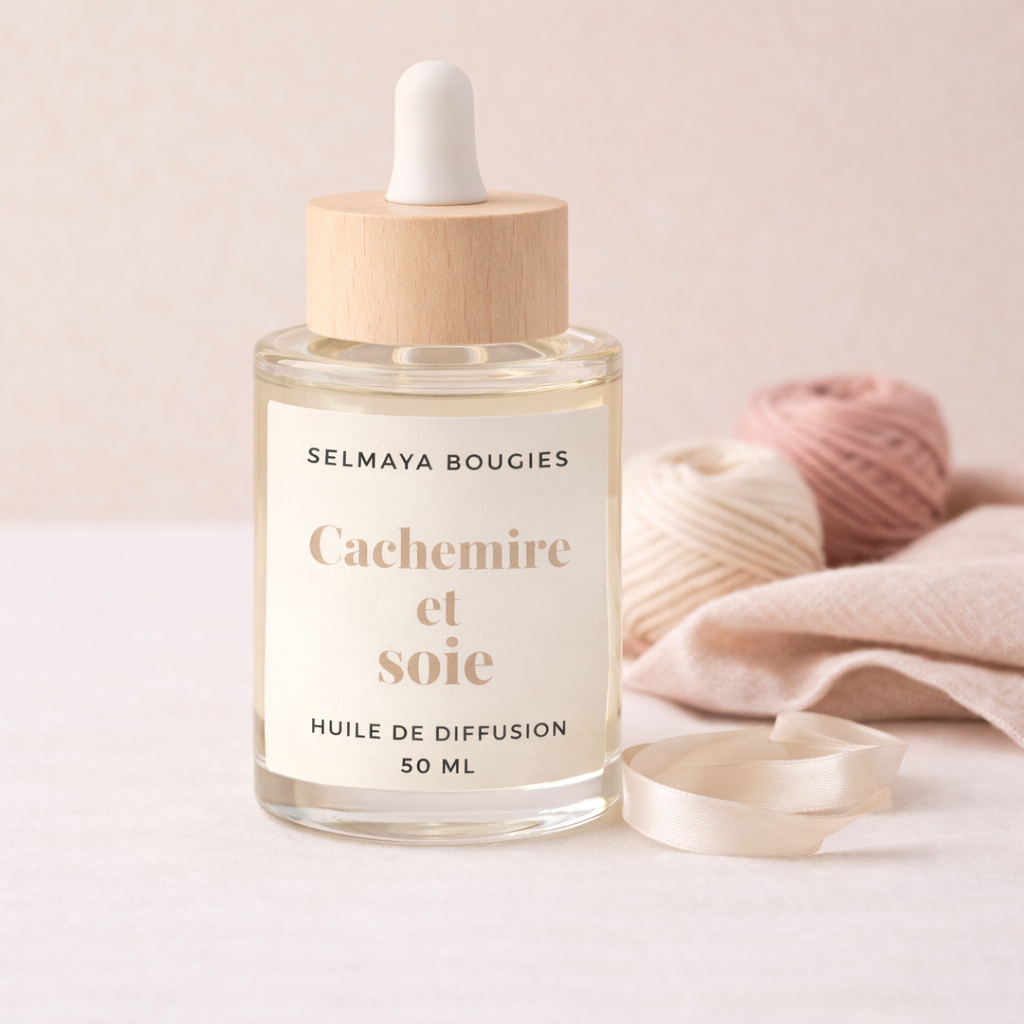 Cachemire et soie - Huile de diffusion - 50 ml
