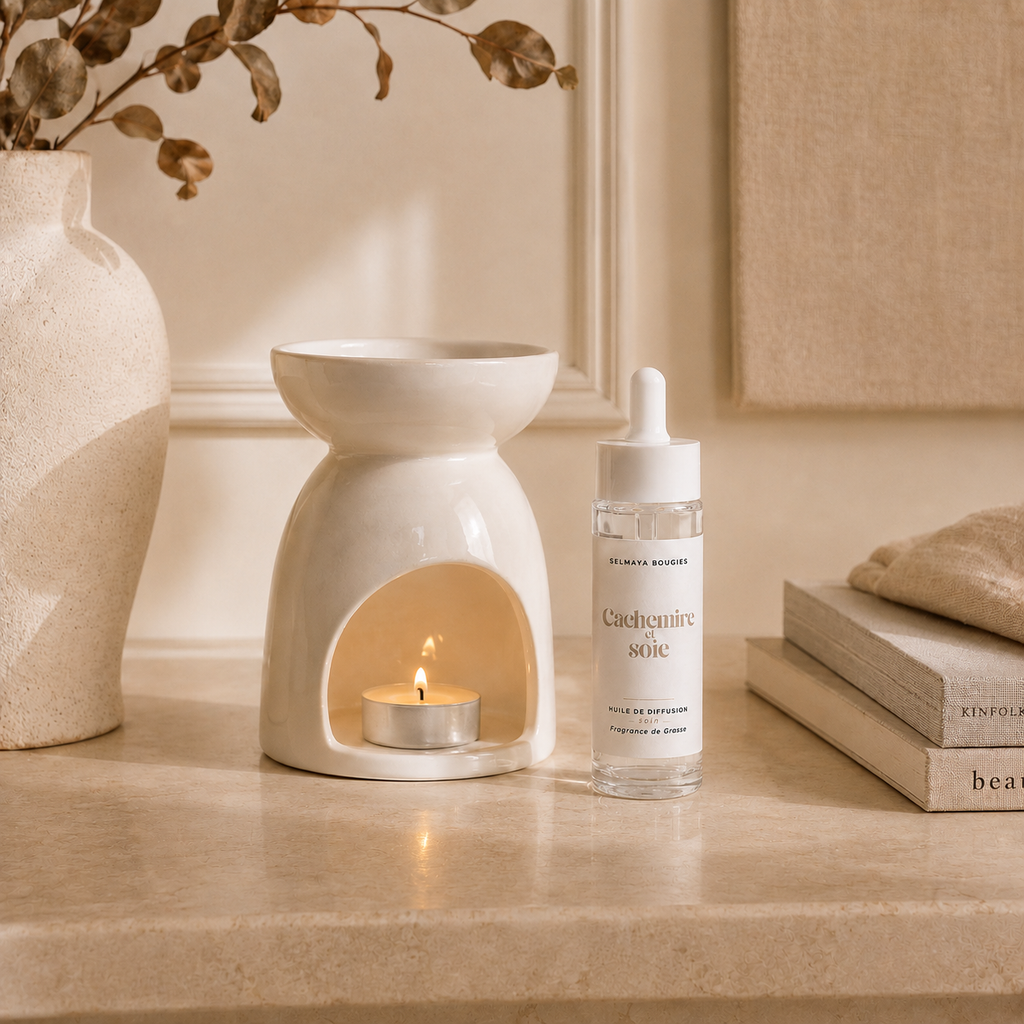 Cachemire et soie - Huile de diffusion - 50 ml