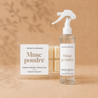 Duo Musc Poudré : Spray Textile + Fondant Parfumé Musqué