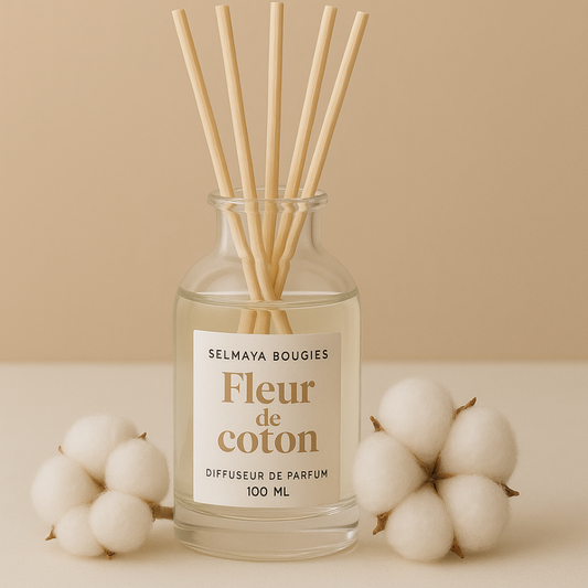 Diffuseur de parfum senteur fleur de coton 100ml 