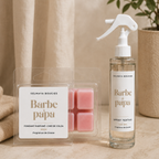 Duo Barbe à Papa : Spray Textile + Fondant Parfumé Gourmand