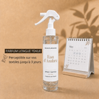 Spray textile Eau d'Ambre 100 ml | Selmaya Bougies