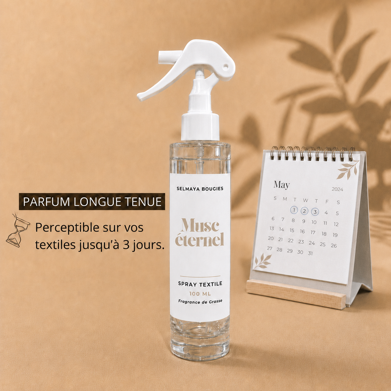 Duo Musc Éternel : Spray Textile + Fondant Parfumé Musqué