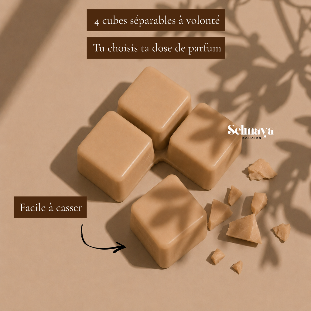 Eau d'Ambre 50gr - Fondant parfumé qui diffuse une odeur d'Ambre