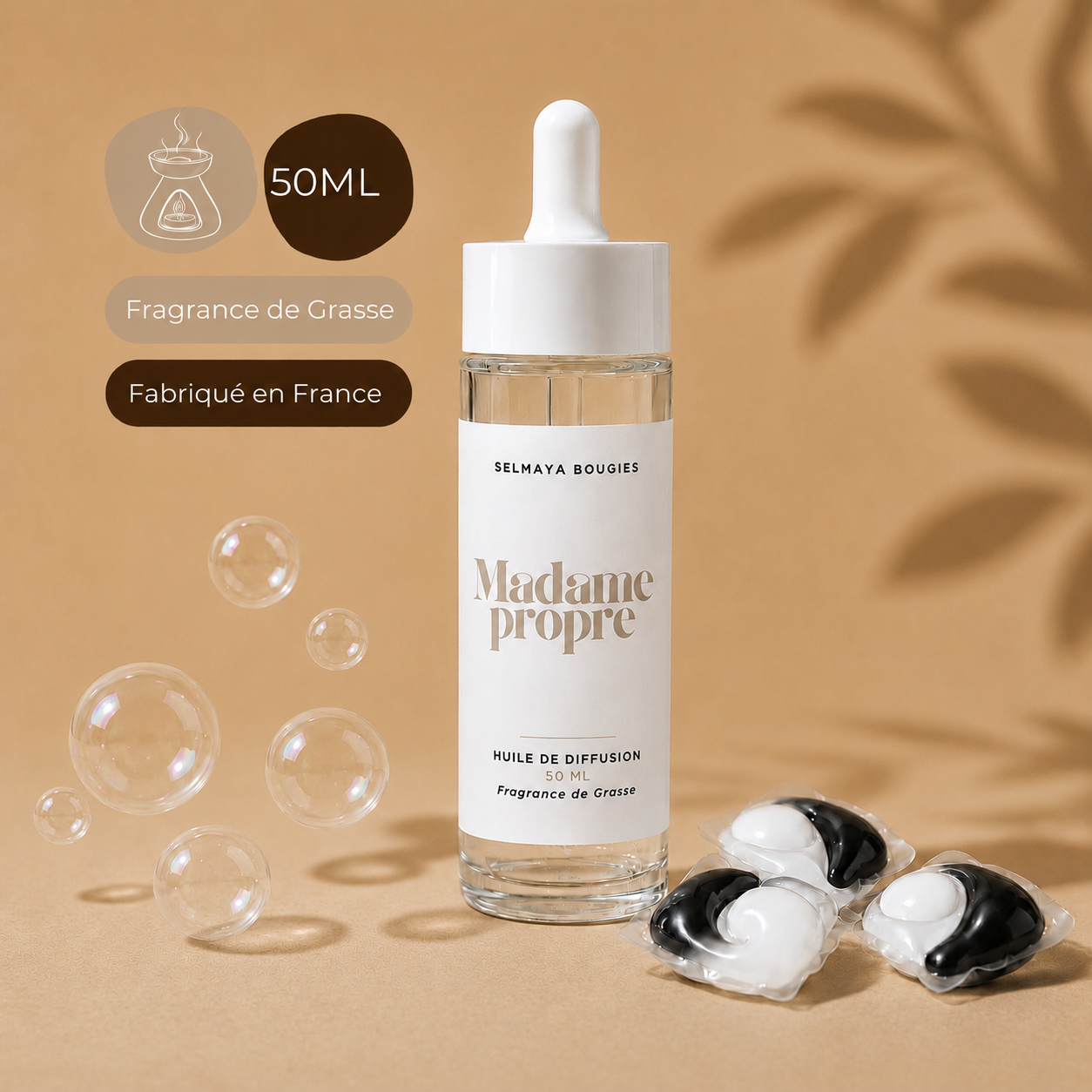 Huile de diffusion Madame Propre | Parfum d'ambiance lessive