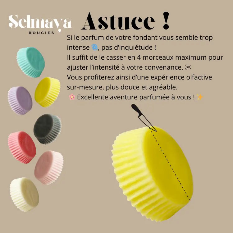 Fondant parfumé artisanal Monoï : Votre allié pour une ambiance tropicale vendor-unknown