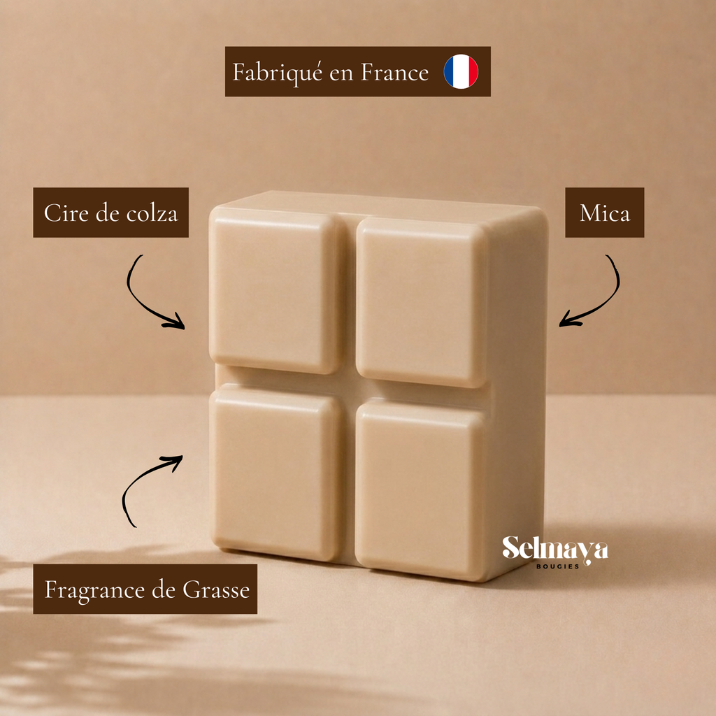 Amande douce  - Fondant parfumé à base de cire de Colza