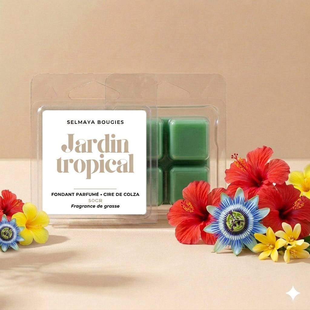 Fondant parfumé - Jardin Tropical – L'évasion exotique pour chez vous