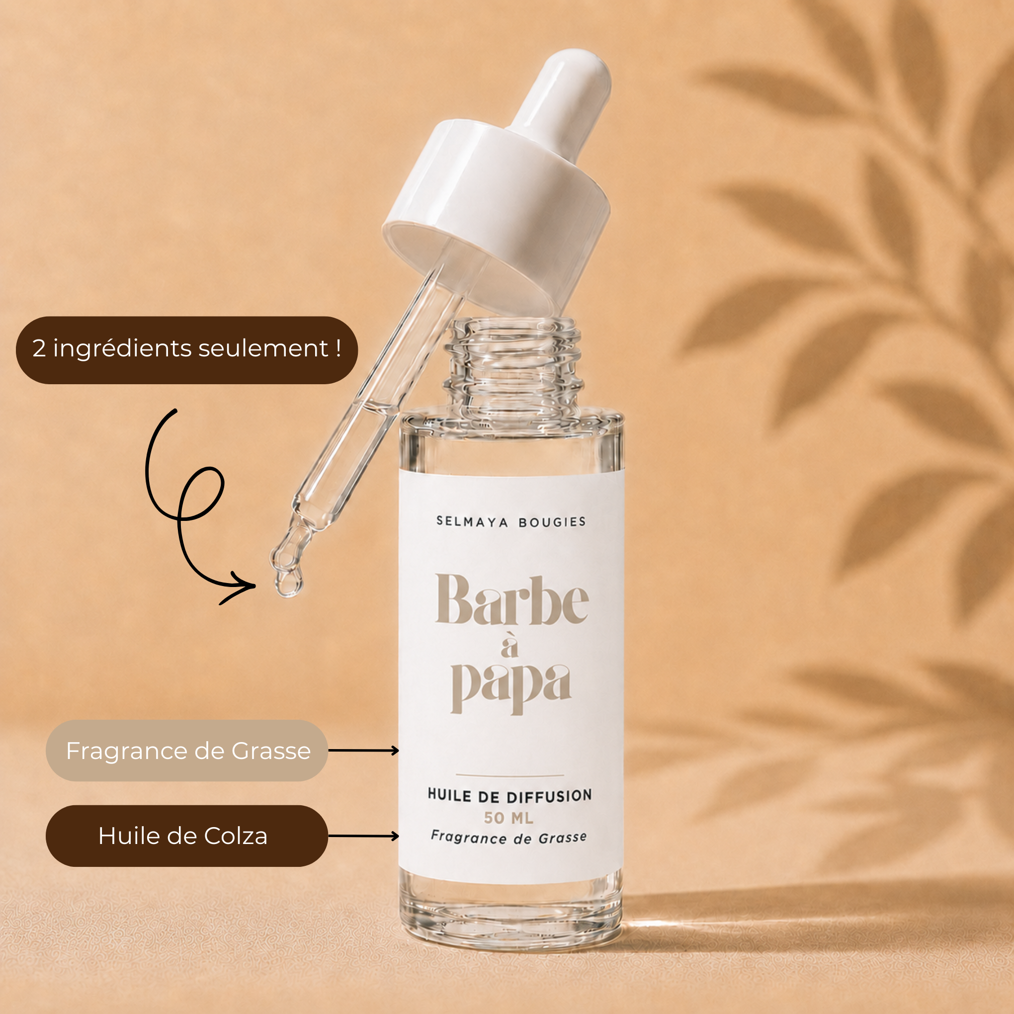 Barbe à Papa - Huile de diffusion - Parfum d'ambiance gourmand et sucré