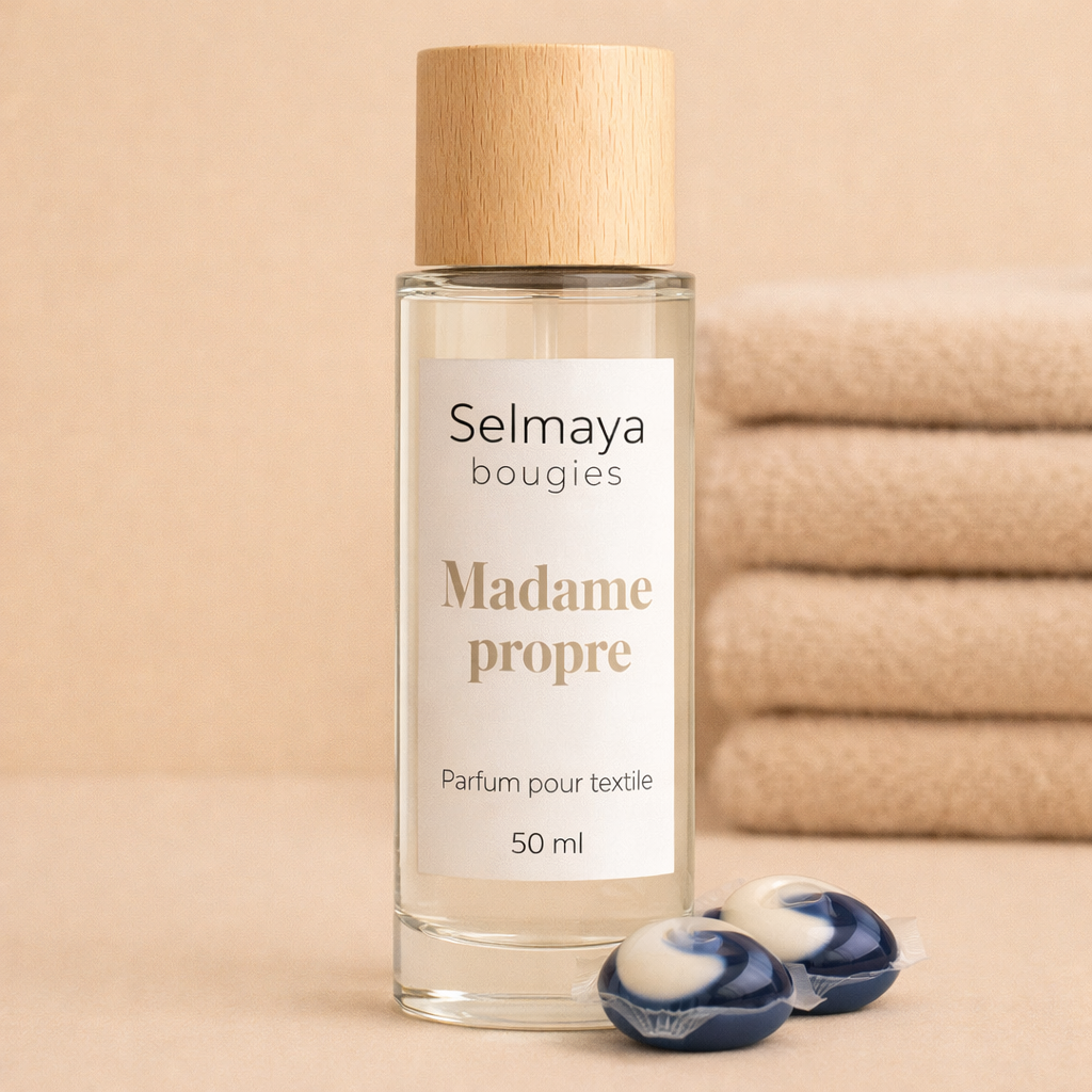 Madame propre - Spray parfumé pour le linge qui sent la lessive - 50 ml