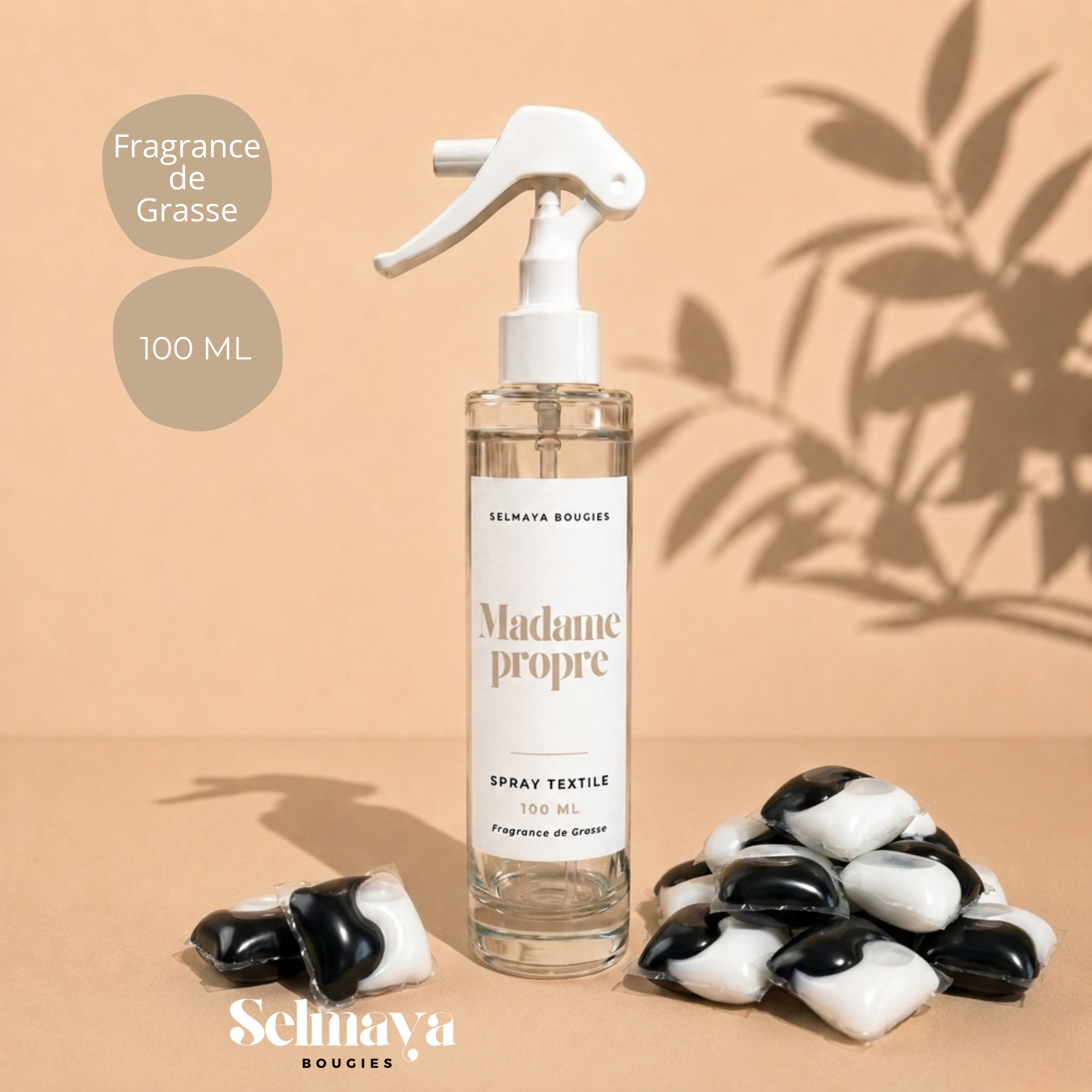 Spray textile Madame propre 100 ml | Selmaya Bougies