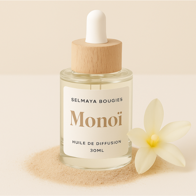 Huile diffusion Monoï - Senteur estivale - comme un souvenir de vacances