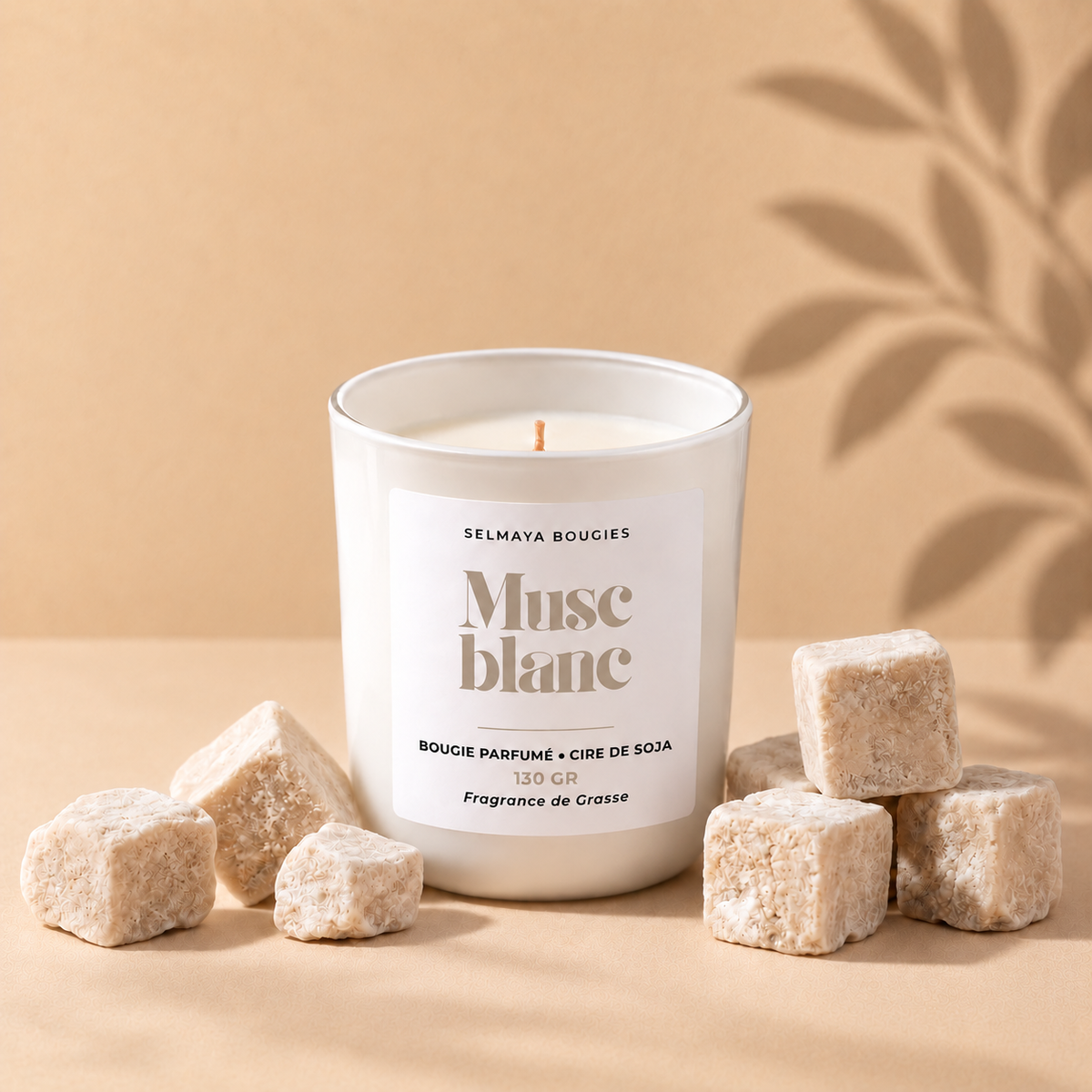 Bougie parfumée - Musc blanc -