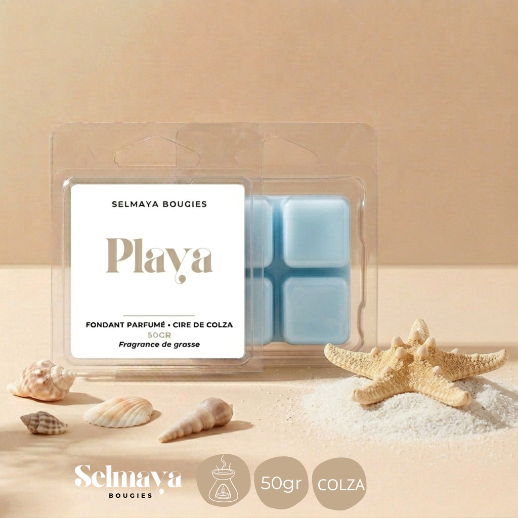 Playa 50 gr - Fondant parfumé à base de cire de Colza