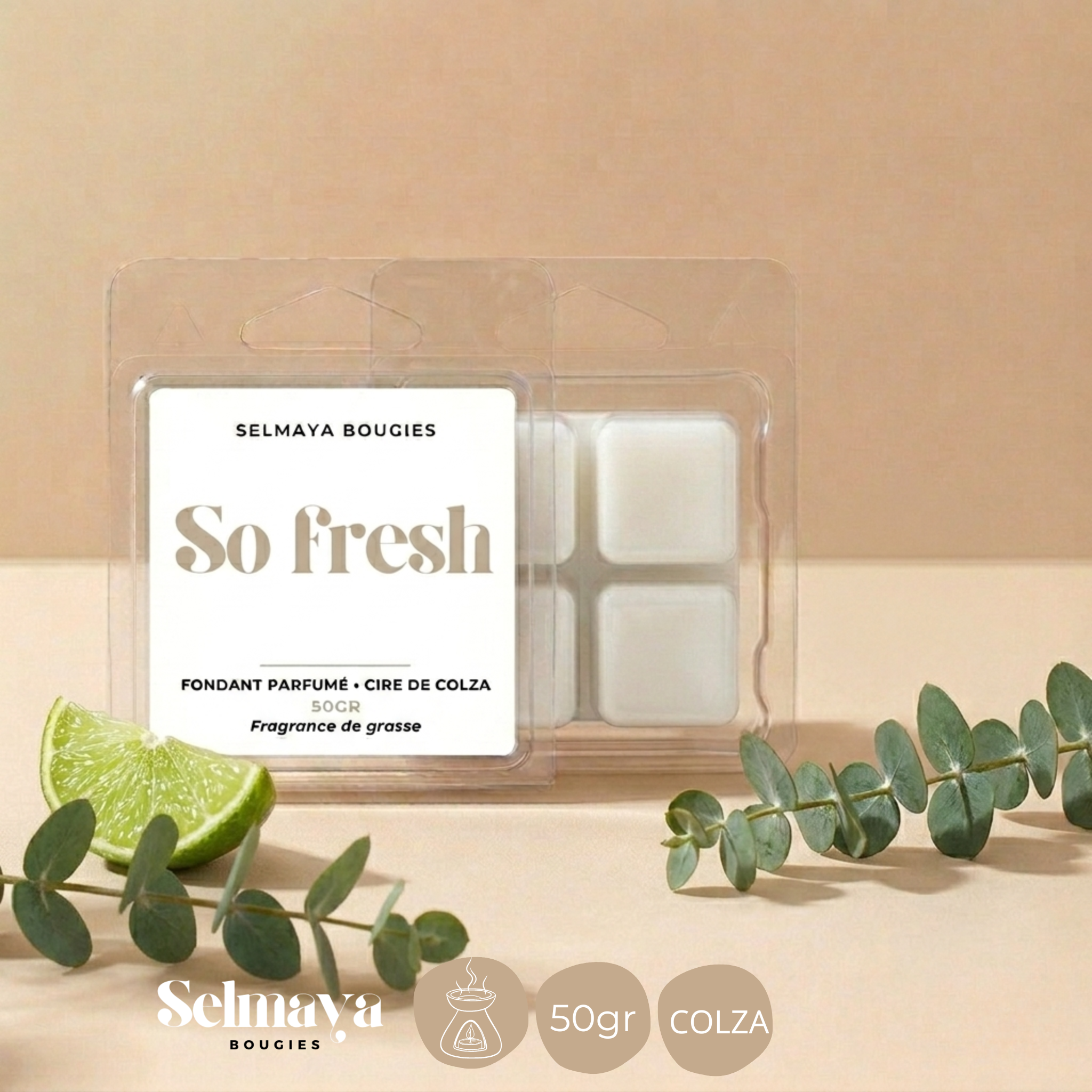 So fresh 50gr - Fondant bougie  pas cher