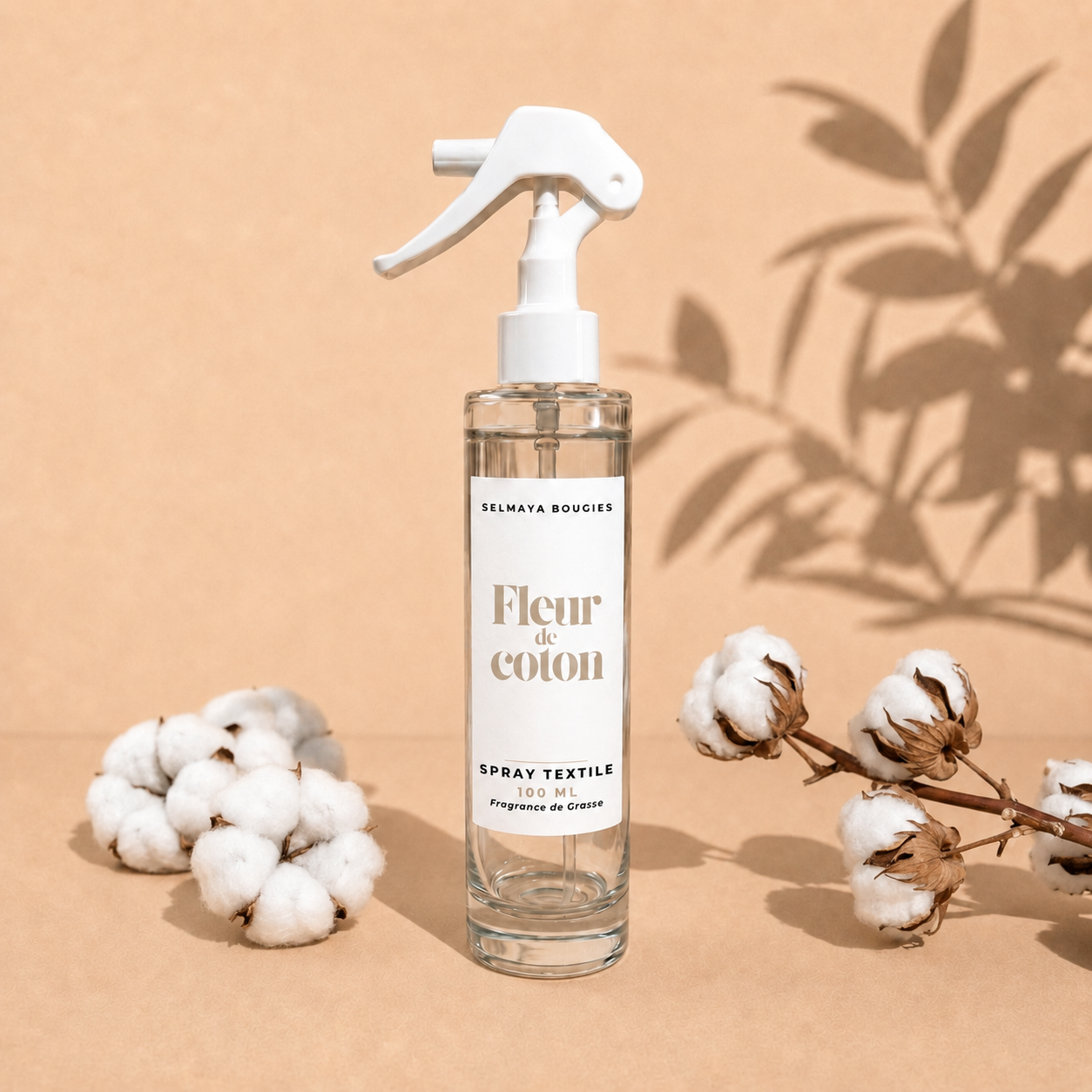 Spray textile Fleur de Coton | Parfum linge de maison