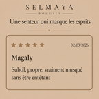 Musc Blanc - fondant parfumé, fabriqué en France