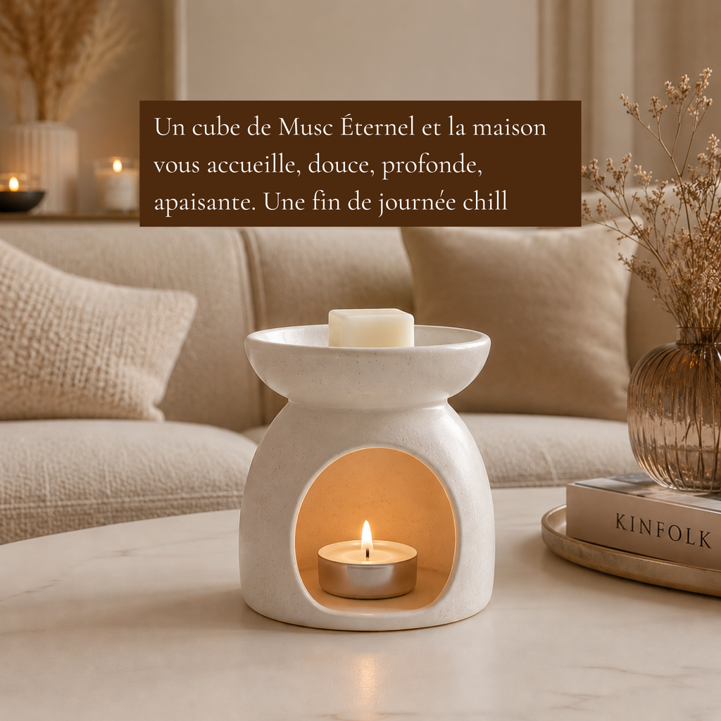 Musc éternel - fondant parfumé à la cire de Colza