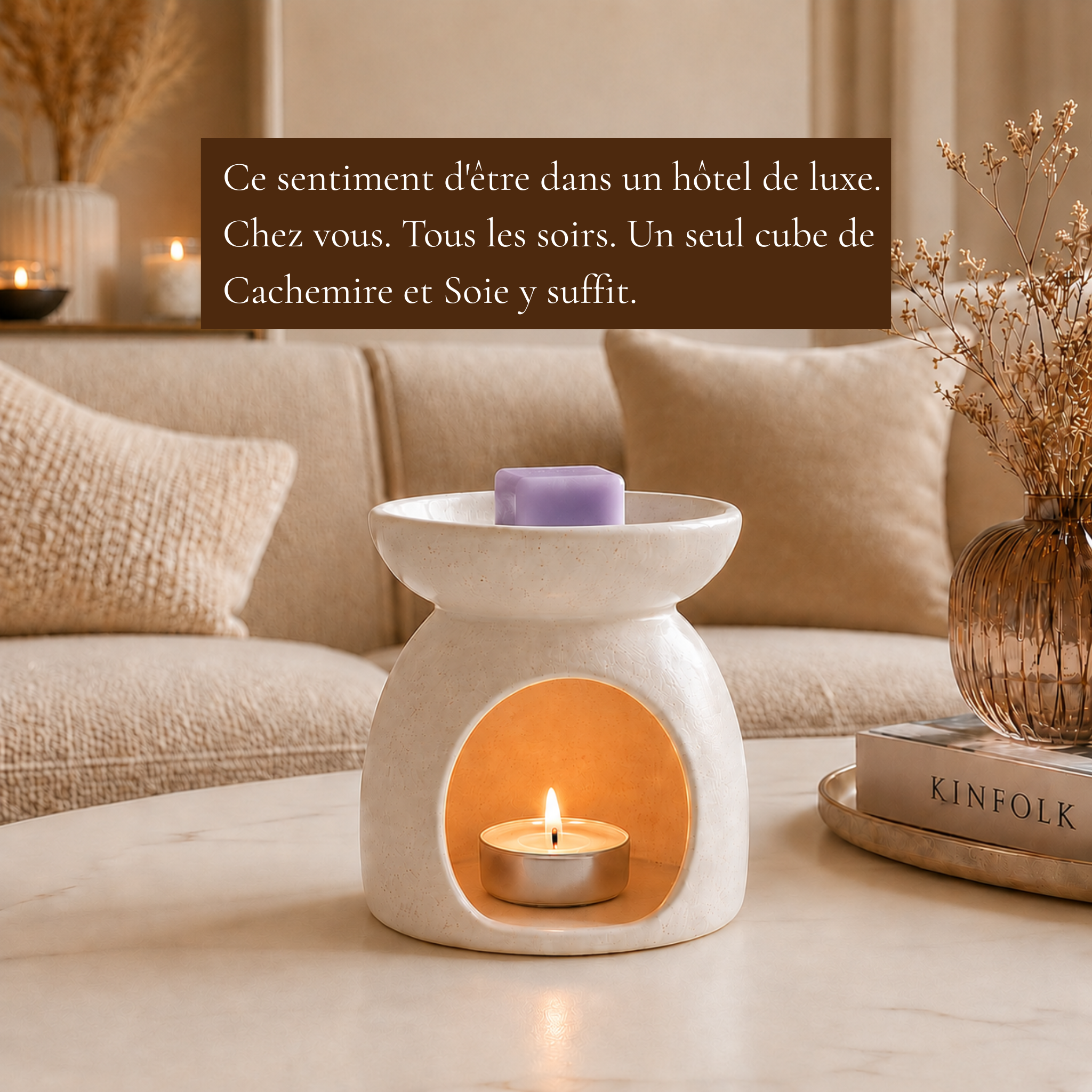 Cachemire et soie - fondant parfumé
