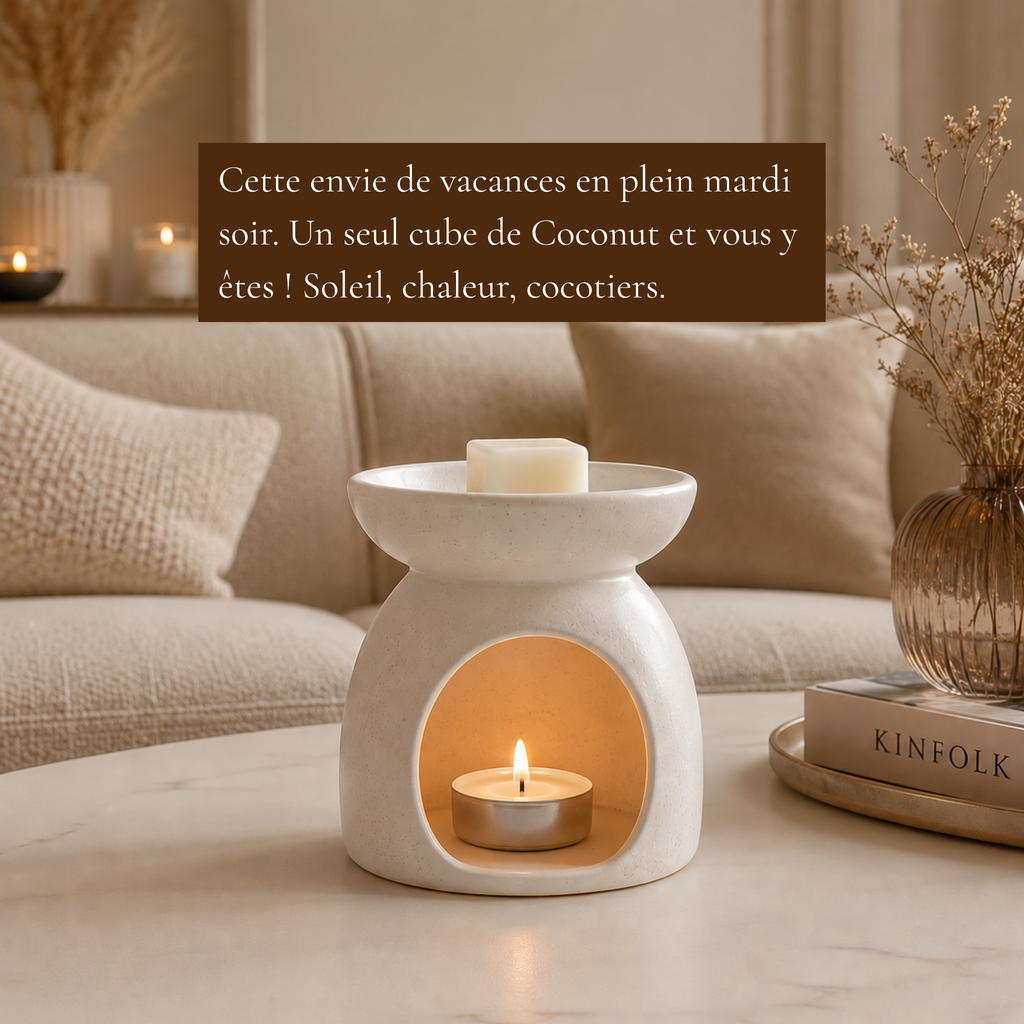 Fondant parfumé Coconut : Une escapade tropicale dans votre intérieur
